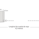 Perchero Retráctil Que Soporta Hasta 20 Kg